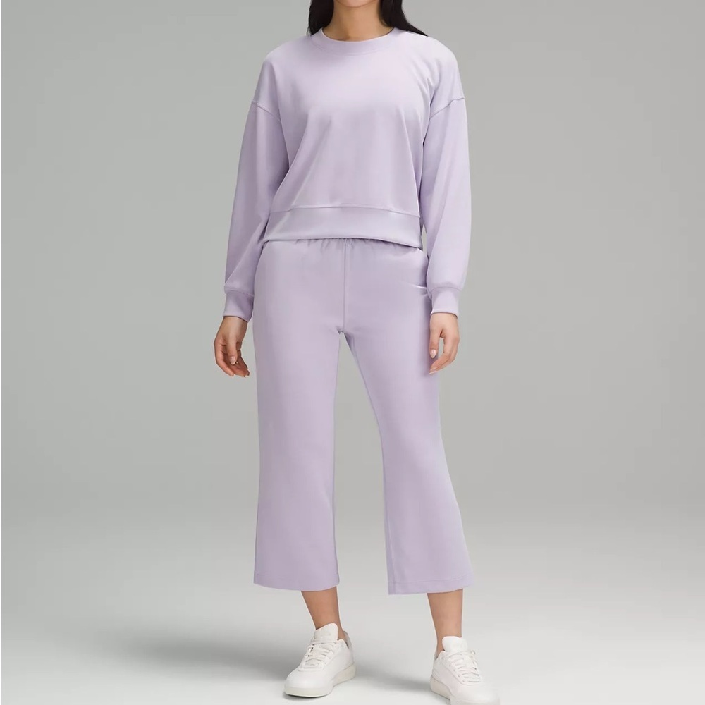 LULULEMON Softstreme High-Rise Straight-Leg Cropped 24” Length Pant Size 10 NEW - Picture 2 of 14